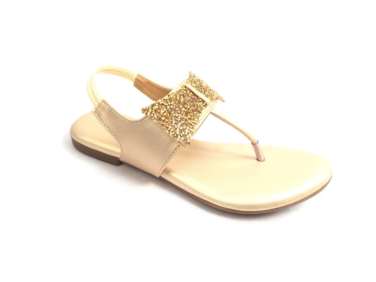 Java Golden Sandals - TealCloset Footwear
