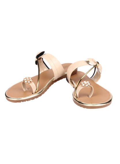 Fiji Golden Sandals - TealCloset Footwear